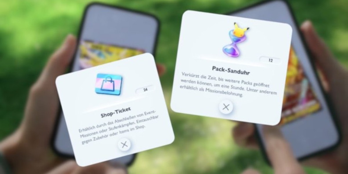 Pokémon TCG Pocket – Pack-Sanduhren & Shop-Tickets