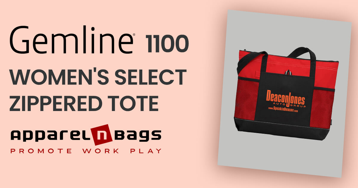 Gemline 1100 Select Zippered Tote
