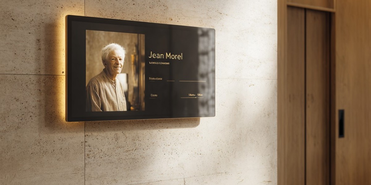 Signalétique digitale funéraire : moderniser l’information et le recueillement