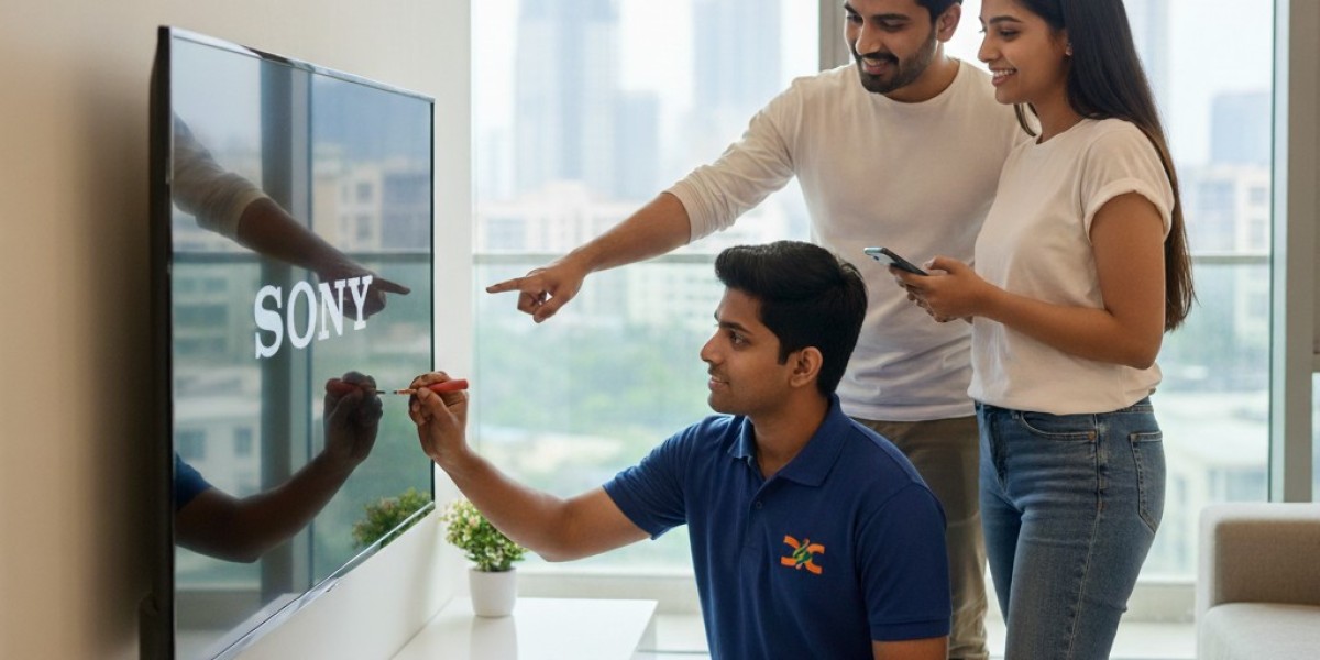 Can I book a technician visit from the Sony TV Service Center in Navi Mumbai?