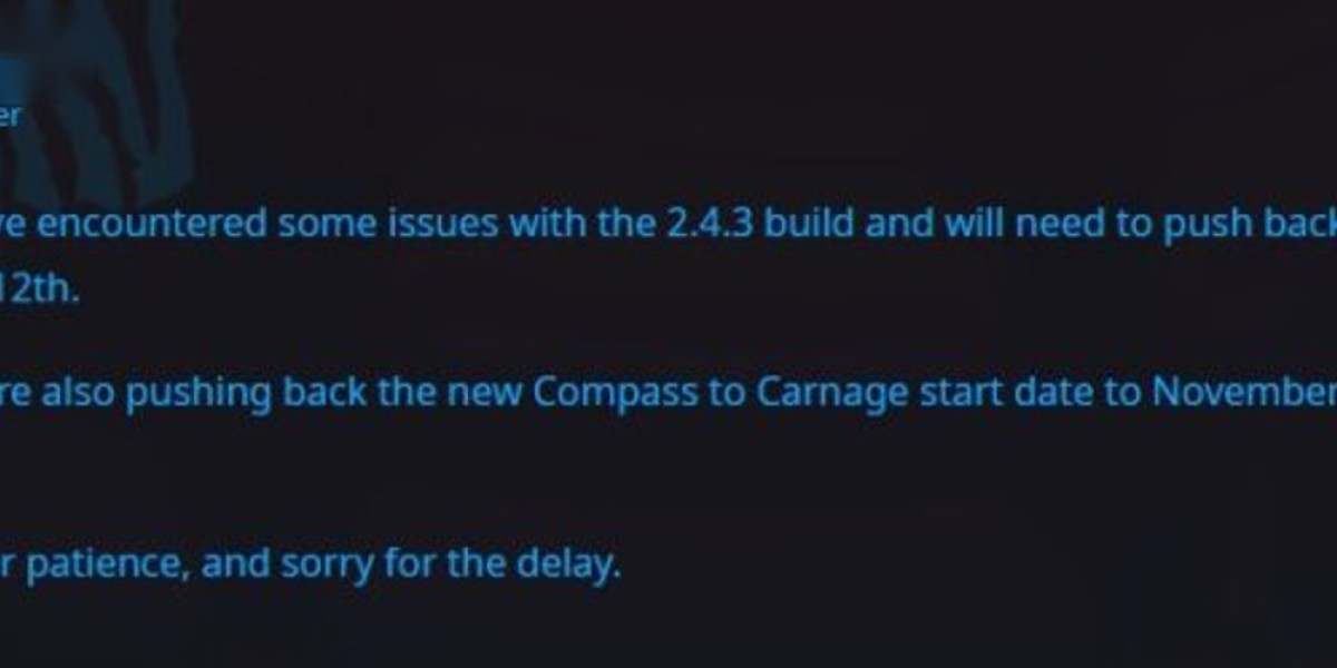 Patch 2.4.3 Delay – New Release Date & Event Update